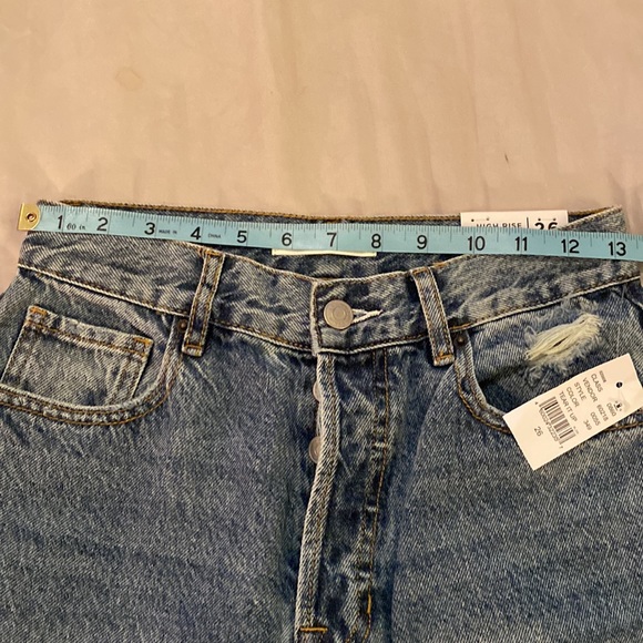 PACSUN High Rise Straight Button-fly Jeans Size 26 - Picture 13 of 15